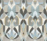 York Wallcoverings Malta Neutal & Blue Wallpaper Mediterranean Covers about 60.8 square feet Prepasted 24-in repeat, straight match 27-in by 27-ft long roll - My Fabric Connection - York Wallcoverings Malta Neutal & Blue Wallpaper Mediterranean Covers about 60.8 square feet Prepasted 24-in repeat, straight match 27-in by 27-ft long roll - My Fabric Connection -