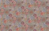 Missoni Magic Garden Black Wallpaper Missoni 4 Covers about 108.1 square feet Unpasted 12.5-in repeat, straight match 39.3-in by 33-ft long roll - My Fabric Connection -
