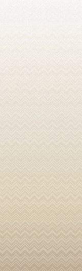 Missoni Iconic Shades Cream Wallpaper Missoni 4 Covers about 70.7 square feet Unpasted 129.9-in repeat, straight match 39.3-in by 21.6-ft long roll - My Fabric Connection -