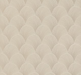 Candice Olson Metallic Beige Gold Scallop Wallpaper Natural Discovery Covers about 60.8 square feet Unpasted 6.3-in repeat, straight match 27-in by 27-ft long roll - My Fabric Connection - Candice Olson Metallic Beige Gold Scallop Wallpaper Natural Discovery Covers about 60.8 square feet Unpasted 6.3-in repeat, straight match 27-in by 27-ft long roll - My Fabric Connection -