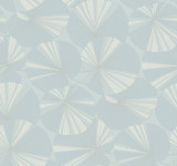 Candice Olson Layered Spa Lily Pads Wallpaper Natural Discovery Covers about 60.8 square feet Unpasted 25.25-in repeat, straight match 27-in by 27-ft long roll - My Fabric Connection -