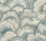 Candice Olson Abalone Mist Fans Wallpaper Natural Discovery Covers about 60.8 square feet Unpasted 24-in repeat, drop match 27-in by 27-ft long roll - My Fabric Connection - Candice Olson Abalone Mist Fans Wallpaper Natural Discovery Covers about 60.8 square feet Unpasted 24-in repeat, drop match 27-in by 27-ft long roll - My Fabric Connection -
