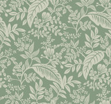 Rifle Paper Co. Canopy Sage Wallpaper Rifle Paper Co. Covers about 60.8 square feet Unpasted 25.25-in repeat, straight match 27-in by 27-ft long roll - My Fabric Connection - Rifle Paper Co. Canopy Sage Wallpaper Rifle Paper Co. Covers about 60.8 square feet Unpasted 25.25-in repeat, straight match 27-in by 27-ft long roll - My Fabric Connection -