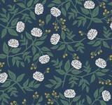 Rifle Paper Co. Peonies Navy Wallpaper Rifle Paper Co. Covers about 60.8 square feet Unpasted 25.25-in repeat, drop match 27-in by 27-ft long roll - My Fabric Connection - Rifle Paper Co. Peonies Navy Wallpaper Rifle Paper Co. Covers about 60.8 square feet Unpasted 25.25-in repeat, drop match 27-in by 27-ft long roll - My Fabric Connection -