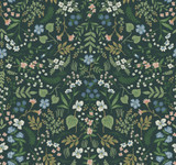 Rifle Paper Co. Wildwood Hunter Green Wallpaper Rifle Paper Co. Covers about 60.8 square feet Unpasted 25.25-in repeat, straight match 27-in by 27-ft long roll - My Fabric Connection - Rifle Paper Co. Wildwood Hunter Green Wallpaper Rifle Paper Co. Covers about 60.8 square feet Unpasted 25.25-in repeat, straight match 27-in by 27-ft long roll - My Fabric Connection -