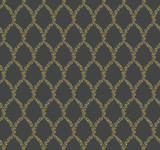 Rifle Paper Co. Laurel Gold & Black Wallpaper Rifle Paper Co. Covers about 60.8 square feet Unpasted 25.25-in repeat, straight match 27-in by 27-ft long roll - My Fabric Connection - Rifle Paper Co. Laurel Gold & Black Wallpaper Rifle Paper Co. Covers about 60.8 square feet Unpasted 25.25-in repeat, straight match 27-in by 27-ft long roll - My Fabric Connection -