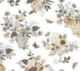 Rifle Paper Co. Flower Studies Linen Wallpaper Rifle Paper Co. 3rd Edition Covers about 60.8 square feet Unpasted 24-in repeat, drop match 27-in by 27-ft long roll - My Fabric Connection - Rifle Paper Co. Flower Studies Linen Wallpaper Rifle Paper Co. 3rd Edition Covers about 60.8 square feet Unpasted 24-in repeat, drop match 27-in by 27-ft long roll - My Fabric Connection -
