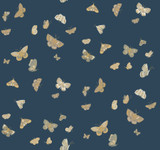Rifle Paper Co. Butterfly House Navy Wallpaper Rifle Paper Co. 3rd Edition Covers about 60.8 square feet Unpasted 25.25-in repeat, straight match 27-in by 27-ft long roll - My Fabric Connection - Rifle Paper Co. Butterfly House Navy Wallpaper Rifle Paper Co. 3rd Edition Covers about 60.8 square feet Unpasted 25.25-in repeat, straight match 27-in by 27-ft long roll - My Fabric Connection -