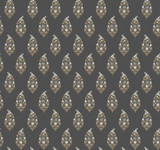 Rifle Paper Co. Paisley Black Wallpaper Rifle Paper Co. 3rd Edition Covers about 60.8 square feet Unpasted 25.25-in repeat, straight match 27-in by 27-ft long roll - My Fabric Connection - Rifle Paper Co. Paisley Black Wallpaper Rifle Paper Co. 3rd Edition Covers about 60.8 square feet Unpasted 25.25-in repeat, straight match 27-in by 27-ft long roll - My Fabric Connection -