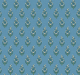 Rifle Paper Co. Paisley Blue Wallpaper Rifle Paper Co. 3rd Edition Covers about 60.8 square feet Unpasted 25.25-in repeat, straight match 27-in by 27-ft long roll - My Fabric Connection -