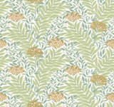 Rifle Paper Co. Highgrove White Wallpaper Rifle Paper Co. 3rd Edition Covers about 60.8 square feet Unpasted 12.625-in repeat, straight match 27-in by 27-ft long roll - My Fabric Connection -
