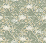 Rifle Paper Co. Highgrove Linen Wallpaper Rifle Paper Co. 3rd Edition Covers about 60.8 square feet Unpasted 12.625-in repeat, straight match 27-in by 27-ft long roll - My Fabric Connection -