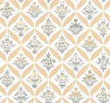 Rifle Paper Co. Estee Garden Gold Wallpaper Rifle Paper Co. 3rd Edition Covers about 60.8 square feet Unpasted 25.25-in repeat, straight match 27-in by 27-ft long roll - My Fabric Connection - Rifle Paper Co. Estee Garden Gold Wallpaper Rifle Paper Co. 3rd Edition Covers about 60.8 square feet Unpasted 25.25-in repeat, straight match 27-in by 27-ft long roll - My Fabric Connection -