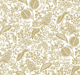 Rifle Paper Co. Pomegranate White Wallpaper Rifle Paper Co. Second Edition Covers about 60.8 square feet Unpasted 25.25-in repeat, straight match 27-in by 27-ft long roll - My Fabric Connection - Rifle Paper Co. Pomegranate White Wallpaper Rifle Paper Co. Second Edition Covers about 60.8 square feet Unpasted 25.25-in repeat, straight match 27-in by 27-ft long roll - My Fabric Connection -