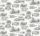York Wallcoverings Modern Vista Toile Black Wallpaper Toile Resource Library Covers about 60.8 square feet Prepasted 12-in repeat, straight match 27-in by 27-ft long roll - My Fabric Connection - York Wallcoverings Modern Vista Toile Black Wallpaper Toile Resource Library Covers about 60.8 square feet Prepasted 12-in repeat, straight match 27-in by 27-ft long roll - My Fabric Connection -