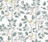 York Wallcoverings Limoncello Toile Forest Wallpaper Toile Resource Library Covers about 60.8 square feet Unpasted 24-in repeat, straight match 27-in by 27-ft long roll - My Fabric Connection - York Wallcoverings Limoncello Toile Forest Wallpaper Toile Resource Library Covers about 60.8 square feet Unpasted 24-in repeat, straight match 27-in by 27-ft long roll - My Fabric Connection -