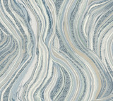 Ronald Redding Streaming Cheetah Blue Wallpaper Traveler Covers about 60.8 square feet Unpasted 24-in repeat, drop match 27-in by 27-ft long roll - My Fabric Connection - Ronald Redding Streaming Cheetah Blue Wallpaper Traveler Covers about 60.8 square feet Unpasted 24-in repeat, drop match 27-in by 27-ft long roll - My Fabric Connection -