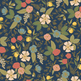 Rifle Paper Co. Colette Navy Peel & Stick Wallpaper P&S Rifle Paper 3 Covers about 34.2 square feet Peel & Stick 20.5-in repeat, drop match 20.5-in by 20-ft long roll - My Fabric Connection - Rifle Paper Co. Colette Navy Peel & Stick Wallpaper P&S Rifle Paper 3 Covers about 34.2 square feet Peel & Stick 20.5-in repeat, drop match 20.5-in by 20-ft long roll - My Fabric Connection -