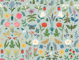 Rifle Paper Co. Curio Mint Peel & Stick Wallpaper P&S Rifle Paper 3 Covers about 45 square feet Peel & Stick 20.5-in repeat, straight match 27-in by 20-ft long roll - My Fabric Connection - Rifle Paper Co. Curio Mint Peel & Stick Wallpaper P&S Rifle Paper 3 Covers about 45 square feet Peel & Stick 20.5-in repeat, straight match 27-in by 20-ft long roll - My Fabric Connection -