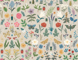 Rifle Paper Co. Curio Linen Peel & Stick Wallpaper P&S Rifle Paper 3 Covers about 45 square feet Peel & Stick 20.5-in repeat, straight match 27-in by 20-ft long roll - My Fabric Connection - Rifle Paper Co. Curio Linen Peel & Stick Wallpaper P&S Rifle Paper 3 Covers about 45 square feet Peel & Stick 20.5-in repeat, straight match 27-in by 20-ft long roll - My Fabric Connection -