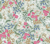 Rifle Paper Co. Sweetbrier Mint Peel & Stick Wallpaper P&S Rifle Paper 3 Covers about 45 square feet Peel & Stick 24-in repeat, straight match 27-in by 20-ft long roll - My Fabric Connection - Rifle Paper Co. Sweetbrier Mint Peel & Stick Wallpaper P&S Rifle Paper 3 Covers about 45 square feet Peel & Stick 24-in repeat, straight match 27-in by 20-ft long roll - My Fabric Connection -