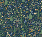 Rifle Paper Co. Woodland Navy Peel & Stick Wallpaper P&S Rifle Paper 3 Covers about 45 square feet Peel & Stick 24-in repeat, drop match 27-in by 20-ft long roll - My Fabric Connection - Rifle Paper Co. Woodland Navy Peel & Stick Wallpaper P&S Rifle Paper 3 Covers about 45 square feet Peel & Stick 24-in repeat, drop match 27-in by 20-ft long roll - My Fabric Connection -