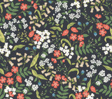 Rifle Paper Co. Sweetbrier Black Peel & Stick Wallpaper P&S Rifle Paper 3 Covers about 45 square feet Peel & Stick 24-in repeat, straight match 27-in by 20-ft long roll - My Fabric Connection - Rifle Paper Co. Sweetbrier Black Peel & Stick Wallpaper P&S Rifle Paper 3 Covers about 45 square feet Peel & Stick 24-in repeat, straight match 27-in by 20-ft long roll - My Fabric Connection -
