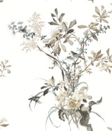 York Wallcoverings Wild Flowers Neutral Peel & Stick Wallpaper Vintage Florals Covers about 34.2 square feet Peel & Stick 24-in repeat, drop match 20.5-in by 20-ft long roll - My Fabric Connection - York Wallcoverings Wild Flowers Neutral Peel & Stick Wallpaper Vintage Florals Covers about 34.2 square feet Peel & Stick 24-in repeat, drop match 20.5-in by 20-ft long roll - My Fabric Connection -