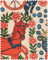 Mind the Gap Fabric Fasnacht Linen TYROL APRES-SKI HOME COLLECTION 100% Linen, printed and stonewashed Made in United Kingdom W 46cm x L 53cm / W 18.1in x L 20.8in 140cm(± 5%) x 100cm / 55.1in(± 5%) (bw) x 39.4in - My Fabric Connection -