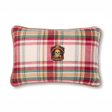 SULLIVAN PLAID Wool Cushion (LC40151) by Mind The Gap Designer Pillows | LC40151 | WOODSTOCK '69 LIFESTYLE COLLECTION | 23,6 x 15,8 in | Green, Red, Taupe, Yellow | Fabric Carolina | https://www.fabriccarolina.com/