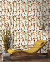 Mind the Gap Wallpaper The Acrobats Wallpaper WALLPAPER DESIGNER COLLECTION Non-woven Made in Europe Paste the wall 3 rolls x 20.5 x 3.25 yards - My Fabric Connection -