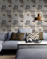 Mind the Gap Wallpaper Moonwalker Premium Wallpaper WALLPAPER DESIGNER COLLECTION Non-woven Made in Europe Paste the wall 3 rolls x 20.5 x 3.25 yards - My Fabric Connection -