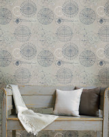 ASTRONOMY Premium Wallpaper (WP20031) by Mind The Gap Designer Wallpaper | WP20031 | WALLPAPER DESIGNER COLLECTION | 3 rolls x 20.5 x 118.1 in | 0.52m / 20.5in | 3m / 118in | 4.65mp | 52cm / 20.5in | Blue, Grey, White | Non-woven | Paste the wall | 3-rolls in a box | Fabric Carolina | https://www.fabriccarolina.com/