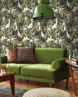 EXOTIC FRUIT I Wallpaper (WP20097) by Mind The Gap Designer Wallpaper | WP20097 | WALLPAPER DESIGNER COLLECTION | 3 rolls x 20.5 x 118.1 in | 0.52m / 20.5in | 3m / 118in | 4.65mp | 52cm / 20.5in | Green, Grey | Non-woven | Paste the wall | 3-rolls in a box | Fabric Carolina | https://www.fabriccarolina.com/