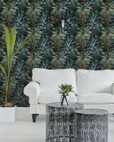 Mind the Gap Wallpaper Lush Succulents Wallpaper PREMIUM DESIGNER WALLPAPER COLLECTION Non-woven Made in Europe Paste the wall 3 rolls x 20.5 x 3.25 yards - My Fabric Connection -