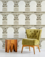 BASILIQUE (WP20220) by Mind The Gap Designer Wallpaper | WP20220 | PREMIUM DESIGNER WALLPAPER COLLECTION | 3 rolls x 20.5 x 118.1 in | 0.52m / 20.5in | 3m / 118in | 4.65mp | 60cm / 23.6in | Brown, Grey, Taupe | Non-woven | Paste the wall | 3-rolls in a box | Fabric Carolina | https://www.fabriccarolina.com/