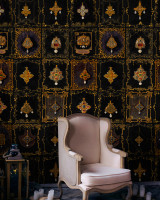 Mind the Gap Wallpaper Anna'S Jewelry Wallpaper THE WALLPAPER COLLECTABLES Textured Matte Made in Europe Paste the wall 3 rolls x 20.5 x 3.25 yards - My Fabric Connection -