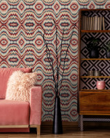 Mind the Gap Wallpaper Psychedelic Wallpaper THE WALLPAPER COLLECTABLES Satin Matte Made in Europe Paste the wall 3 rolls x 20.5 x 3.25 yards - My Fabric Connection -