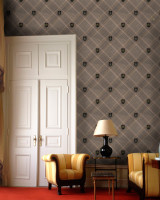 NOBILITY Grey Wallpaper (WP20388) by Mind The Gap Designer Wallpaper | WP20388 | THE WALLPAPER COLLECTABLES | 3 rolls x 20.5 x 118.1 in | 0.52m / 20.5in | 3m / 118in | 4.65mp | 52cm / 20.5in | Black, Brown, Taupe | Textured Matte | Paste the wall | 3-rolls in a box | Fabric Carolina | https://www.fabriccarolina.com/