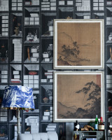 KOREAN LIBRARY Wallpaper (WP20421) by Mind The Gap Designer Wallpaper | WP20421 | THE WALLPAPER COMPENDIUM 1 | 3 rolls x 20.5 x 118.1 in | 0.52m / 20.5in | 3m / 118in | 4.65mp | 300cm / 118in | Anthracite, Brown, Grey | Textured Matte | Paste the wall | 3-rolls in a box | Fabric Carolina | https://www.fabriccarolina.com/