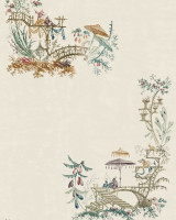 CHINOISERIE Coconut Wallpaper (WP20464) by Mind The Gap Designer Wallpaper | WP20464 | THE WALLPAPER COMPENDIUM 1 | 3 rolls x 20.5 x 118.1 in | 0.52m / 20.5in | 3m / 118in | 4.65mp | 70cm / 27.6in | Brown, Green, Ivory | Textured Matte | Paste the wall | 3-rolls in a box | Fabric Carolina | https://www.fabriccarolina.com/