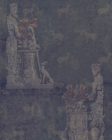 SCULPTURAL Wallpaper (WP20474) by Mind The Gap Designer Wallpaper | WP20474 | THE WALLPAPER COMPENDIUM 1 | 3 rolls x 20.5 x 118.1 in | 0.52m / 20.5in | 3m / 118in | 4.65mp | 70cm / 27.6in | Anthracite, Blue, Taupe | Non-woven | Paste the wall | 3-rolls in a box | Fabric Carolina | https://www.fabriccarolina.com/