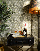 TREE FOLIAGE Wallpaper (WP20481) by Mind The Gap Designer Wallpaper | WP20481 | THE WALLPAPER COMPENDIUM 1 | 3 rolls x 20.5 x 118.1 in | 0.52m / 20.5in | 3m / 118in | 4.65mp | 50cm / 19.6in | Green, Ivory | Non-woven | Paste the wall | 3-rolls in a box | Fabric Carolina | https://www.fabriccarolina.com/