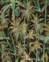 Mind the Gap Wallpaper The Jungle Anthracite Wallpaper THE WALLPAPER COMPENDIUM 1 Textured Matte Made in Europe Paste the wall 3 rolls x 20.5 x 3.25 yards - My Fabric Connection -