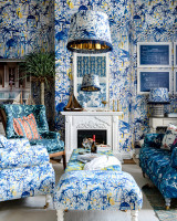 Mind the Gap Wallpaper Rhodes Mural Wallpaper SUNDANCE VILLA Textured Matte Made in Europe Paste the wall 3 rolls x 20.5 x 3.25 yards - My Fabric Connection -