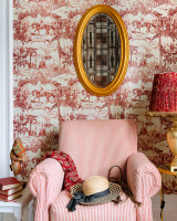 Mind the Gap Wallpaper Grand Prix Smokey Red Wallpaper THE WALLPAPER COMPENDIUM 2 Satin Matte Made in Europe Paste the wall 3 rolls x 20.5 x 3.25 yards - My Fabric Connection -