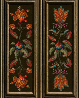 TYROLEAN PANEL Black Wallpaper (WP20700) by Mind The Gap Designer Wallpaper | WP20700 | TYROL APRES-SKI HOME COLLECTION | 3 rolls x 20.5 x 118.1 in | 0.52m / 20.5in | 3m / 118in | 4.65mp | 72cm / 28.4in | Black, Blue, Green, Red | Textured Matte | Paste the wall | 3-rolls in a box | Fabric Carolina | https://www.fabriccarolina.com/