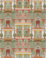 Mind the Gap Wallpaper Majorelle Garden Agate Wallpaper TALES OF MAGHREB Textured Matte Made in Europe Paste the wall 3 rolls x 20.5 x 3.25 yards - My Fabric Connection -