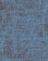 SAMOA Chocolate Wallpaper (WP20807) by Mind The Gap Designer Wallpaper | WP20807 | MINNIE KEMP X MINDTHEGAP | 3 rolls x 20.5 x 118.1 in | 0.52m / 20.5in | 3m / 118in | 4.68mp | 100cm / 39.3in | Blue, Brown | Non-woven | Paste the wall | 3-rolls in a box | Fabric Carolina | https://www.fabriccarolina.com/