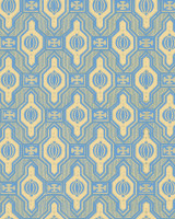 PALLONCINI Azzurro Wallpaper (WP30204) by Mind The Gap Designer Wallpaper | WP30204 | LA DOLCE VITA | 1 roll x 20.5 x 393.7 in | 0.52m / 20.5in | 10m / 393.7in | 4.68mp | 62cm / 24.4in | Blue, Taupe | Satin Matte | Paste the wall | 1-roll in a box | Fabric Carolina | https://www.fabriccarolina.com/